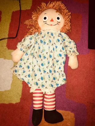 Raggedy Ann Doll By Johnny Gruelle - Very Rare Hard To Find