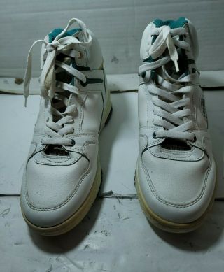 Vintage Rare Yasaki Sport Shoes Mens Size 9 High Top Sneakers Guc