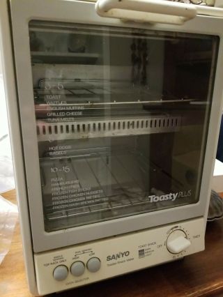 Rare Sanyo Toasty Plus Oven Sk - 5g Space Saving Toaster Oven Snack Maker