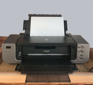 Canon Photo Printer Pixma 9000 Mk Ii In / Rarely