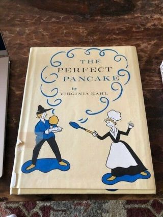 The Perfect Pancake By Virginia Kahl - Rare First Edition Hard To Find In Dust