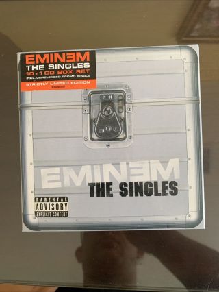 Eminem The Singles (very Rare Eminem Collectible Item.  Open But.