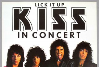 KISS,  HELIX – rare vintage Nuremberg 1983 concert poster 2