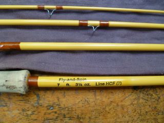 Orvis Fullflex Fly - and - Spin Rod,  Fly rod,  Pack rod,  7 ',  RARE 2