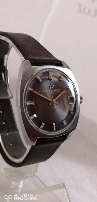 vintage eterna matic 1000 wrist watch Automatic 34 MM Rare Dial Running 3