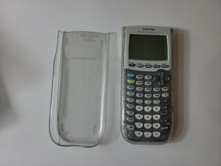 Texas Instruments Ti - 84 Plus Rare Clear Case Graphing Calculator