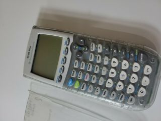 Texas Instruments TI - 84 Plus Rare Clear Case Graphing Calculator 2