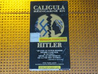 Caligula RÉincarnÉ En Hitler Vhs G Mega Rare French Cnd Ntsc Horror