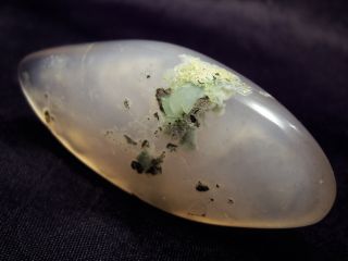 See Video Polished Rare Enhydro River Agate W/big Moving Bubble 29.  2g