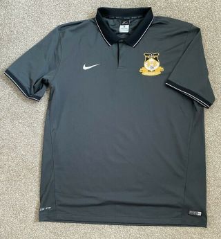Rare Wrexham Fc Football Club Nike Dri - Fit 150th Anniversary Polo Shirt Xl