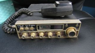 Vintage Ultra Rare Teaberry Stalker 101 Cb Radio With Mic