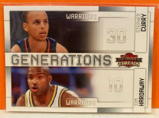 2009 Steph Curry Rookie Panini Threads Generations 8 - Rare - 1 Of A Kind? Read
