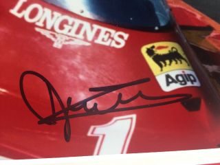 RARE Jody Scheckter Ferrari F1 Signed Photo Display,  AUTOGRAPH FORMULA ONE 3