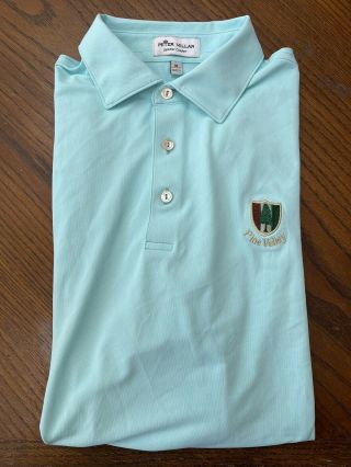 Pine Valley Golf Club Peter Millar Summer Comfort Polo Golf Shirt Rare Logo M