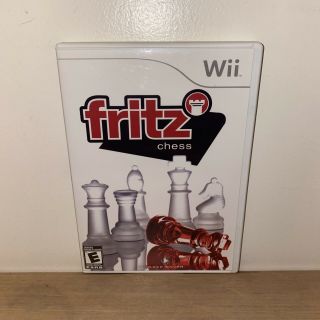 Fritz Chess Nintendo Wii 2009 Extremely Rare Cib