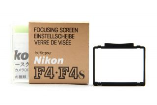 Near Nikon F4 Type K Focusing Screen (rare Split Microprism) 33905