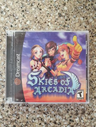 Skies Of Arcadia Cib Rare (sega Dreamcast,  2000)