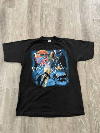 Rare Vintage 2001 Pink Floyd The Wall T - Shirt Size Xl Black Winterland Rock Tour