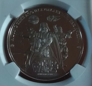 Rare 2005 Star Wars Pf 69 Uc Ngc 2005 30th Silver Cook Islands