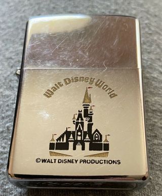 Rare 1969 Walt Disney World Castle Zippo