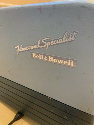 Very Rare Bell & Howell Filmosound Specialist 285 Movie Projector 16mm Speaker 2