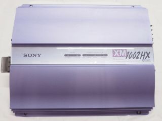 Vintage Sony Xm - 1002hx 2 Channel Amplifier,  Rare Purple Color,  1 Ohm,