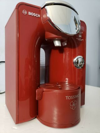 Bosch Tassimo Coffee Maker Tas5543 Uc/02 Rare Red Modern Machine