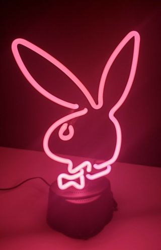 Vintage Playboy Neon Bar Top Sign Very Rare Bunny Hugh Hefner Pam Anderson