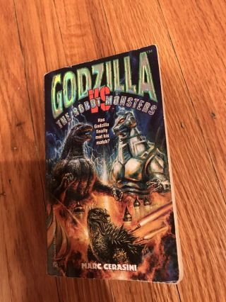 Godzilla Vs The Robot Monsters By Marc Cerasini Rare Book Mechagodzilla