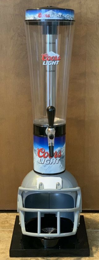 Rare Coors Light 100oz Football Helmet Beer Tower