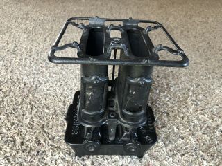 Antique Taylor And Boggis Foundry Cast Iron 2 Burner Camp Stove - Very Rare