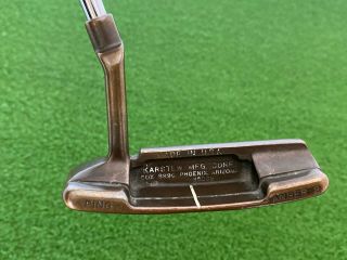 Rare Ping Golf Anser 2 Beryllium Copper Becu Putter 35 " Right Handed Karsten Az