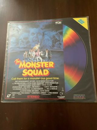 The Monster Squad 1987 ‧ Horror Comedy Laser Disc Crazy Rare / 5 Ld = Usps