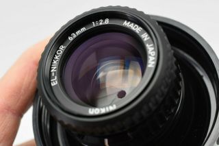 NIKON EL - NIKKOR 63mm f/2.  8 Enlarging Lens (39mm Leica mount),  Rare 63mm 2.  8 3
