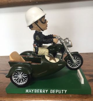 Rare Barney Fife And The Sidecar Mayberry Deputy Andy Griffith Show Bobblehead