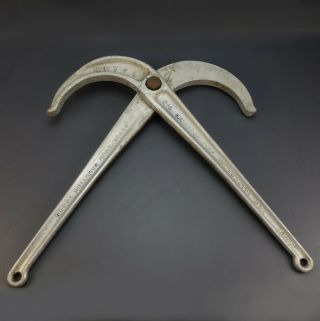 Rare Gearench Petol Aluminum 8 In Hose Carrying Tongs Kh8s Houston Texas Usa