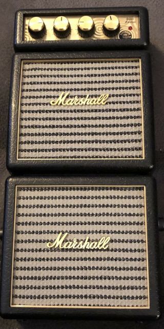 Very Rare Marshall Ms - 4 Zakk Wylde Limited Guitar Mini Doom Amp Black Label Bls