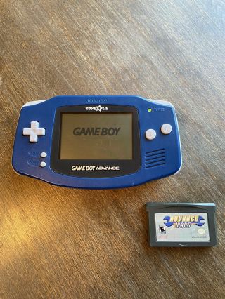 Gameboy Advance Blue Rare Toys R Us Exclusive W/ Advance Wars Game