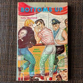 Bottoms Up 1966 Rare Illustrated Gay Pb Unique Books Ned Winslow Gene Bilbrew