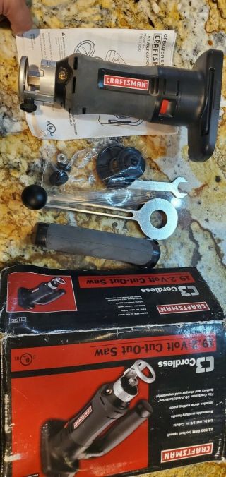 Rare Craftsman 315.  115820 C3 19.  2v Cordless Cut - Out Saw Tool Only