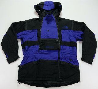Rare Vtg The North Face Steep Tech Pullover Jacket 90s Tnf Scot Schmidt Blue Xl