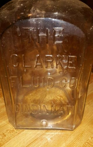 Clarke Fluid Co Embalming Poison Bottles 1890s RARE 2