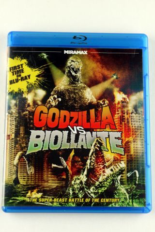 Disc Is - Godzilla Vs Biollante (blu - Ray Disc,  2012) Miramax Rare Oop