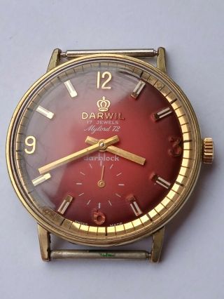 Darwil 17 Jewels Mylord 72 Darblock 7071 Rare