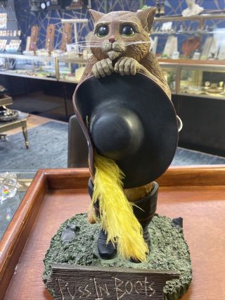 Rare Shrek Puss In Boots Limited Edition Mcfarlane Exclusive Statue Dreamworks