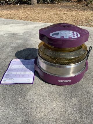 Nuwave Pro Plus Infrared Oven 20602 Amber Dome Rare Purple,  Once