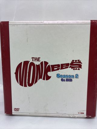 Season 2 Dvd The Monkees 5 Disks With Special Storage Box Rare