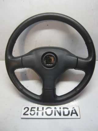 1994 - 2001 Acura Integra Jdm Leather Steering Wheel Black Oem Jdm Dc1 Dc2 Rare