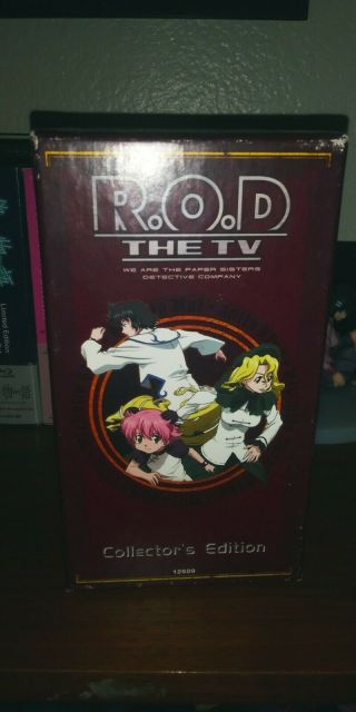 Read Or Die (R.  O.  D. ) Complete TV Series Boxset,  OVA Anime DVD Geneon OoP Rare 3