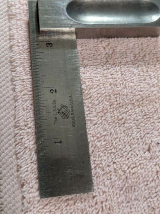 Rare Starrett No.  63 4” Precision Square Machinist Tool Die Maker